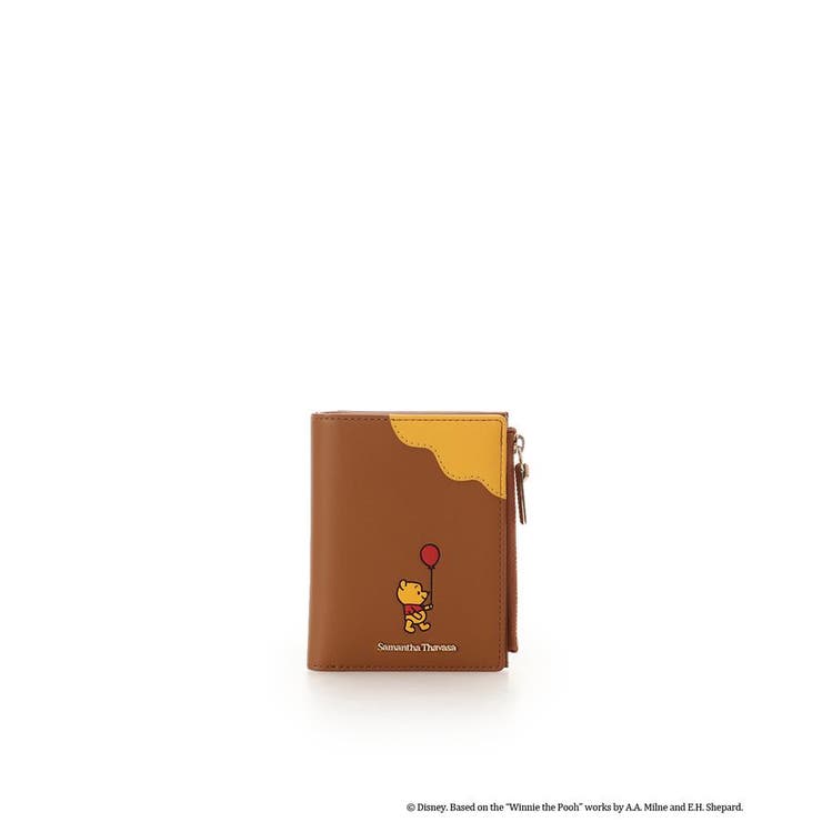 ブラウン | 「くまのプーさん」コレクション 折財布 | Samantha Thavasa