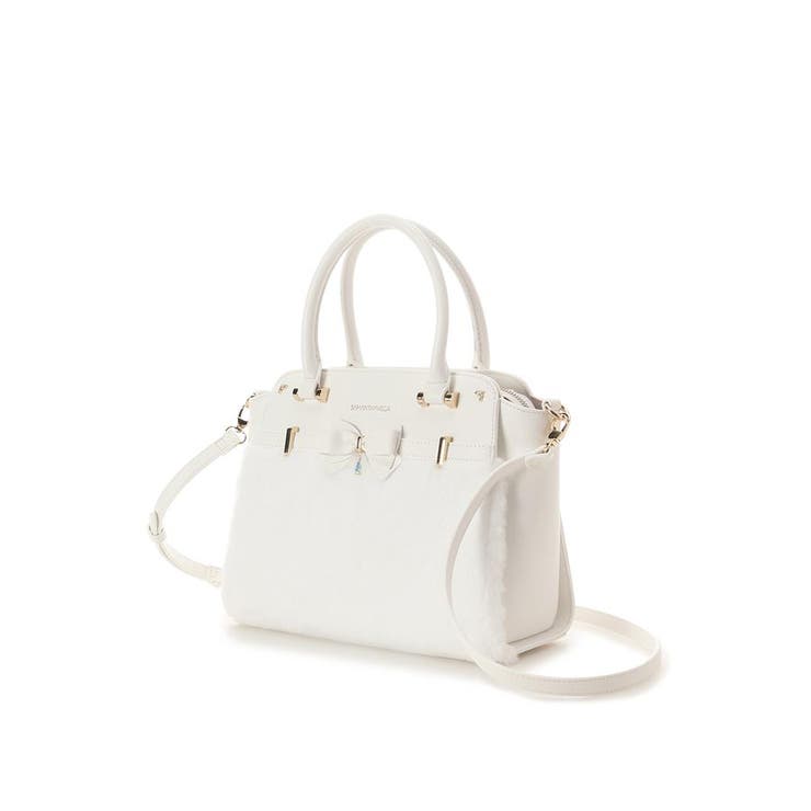 ファーアクセントリボンハンドバッグ | SAMANTHAVEGA | 詳細画像7 