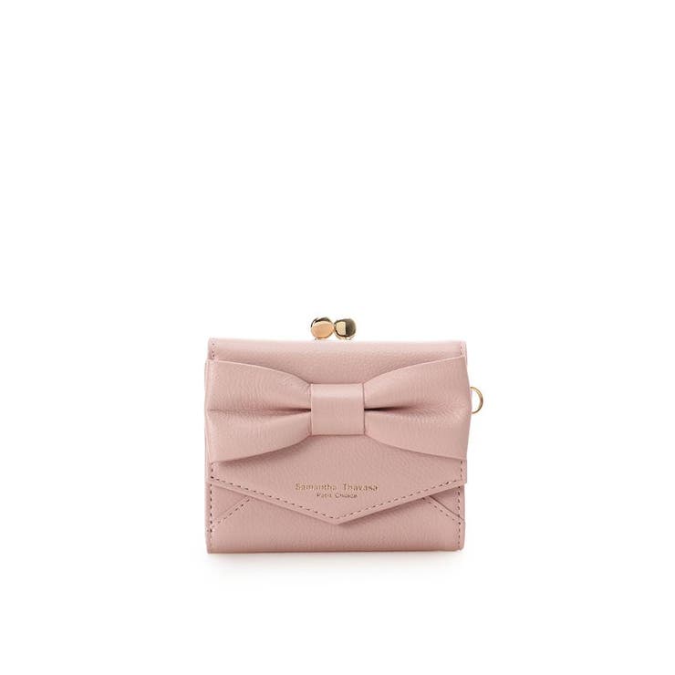 ピンク | 「20th anniversary Collection」ビッグリボン 折財布 | Samantha Thavasa Petit Choice