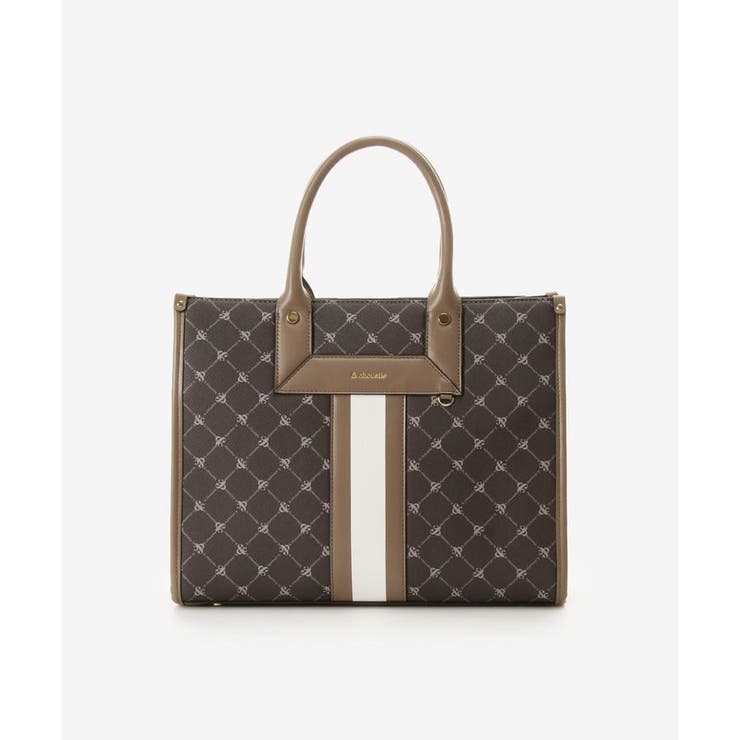 モノグラム センターライントートバッグ(大) | & chouette | 詳細画像1 