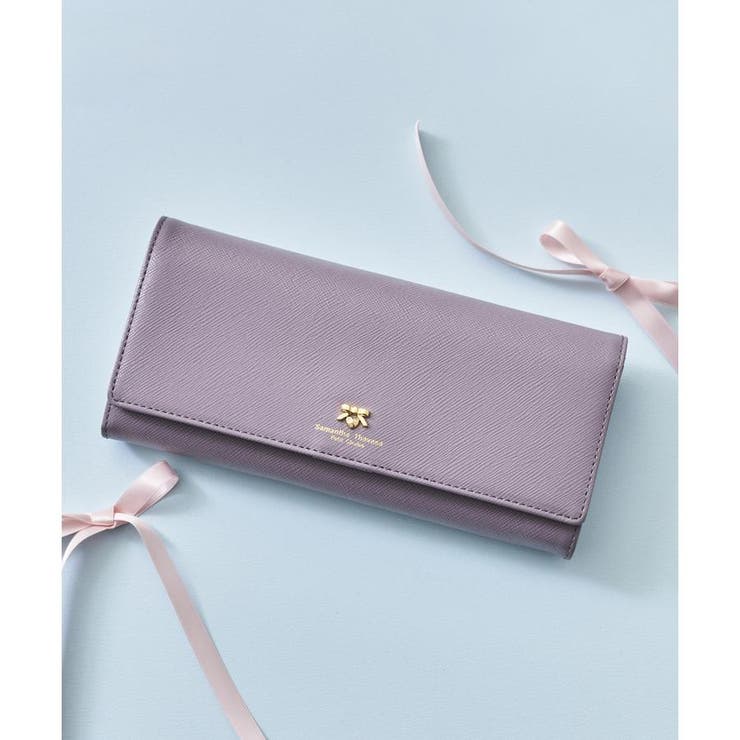 グレージュ | プチリボン長財布 | Samantha Thavasa Petit Choice