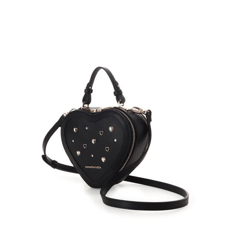 ビジューハート型ショルダーバッグ | SAMANTHAVEGA | 詳細画像1 
