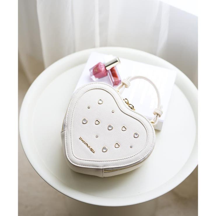 ビジューハート型ショルダーバッグ | SAMANTHAVEGA | 詳細画像14 