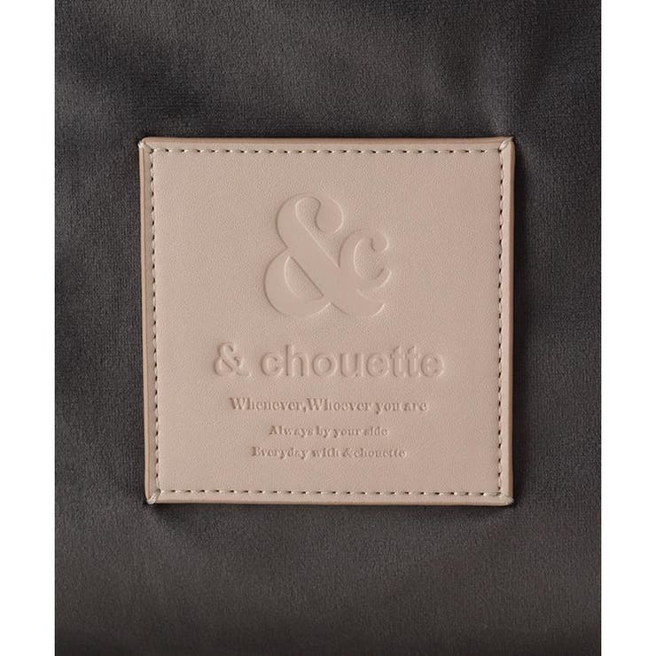 ベロア調 巾着トートバッグ | & chouette | 詳細画像5 