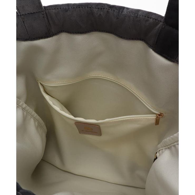 ベロア調 巾着トートバッグ | & chouette | 詳細画像7 