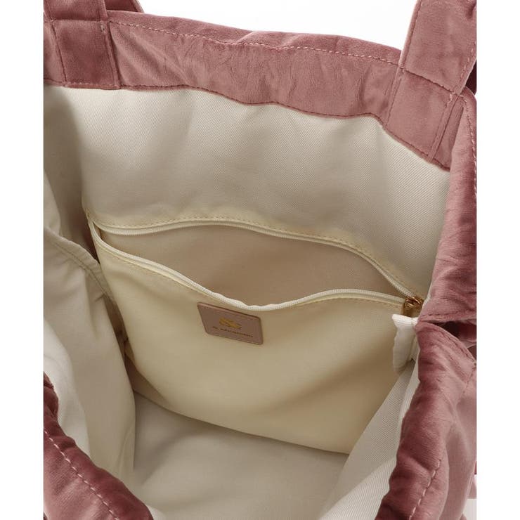 ベロア調 巾着トートバッグ | & chouette | 詳細画像20 