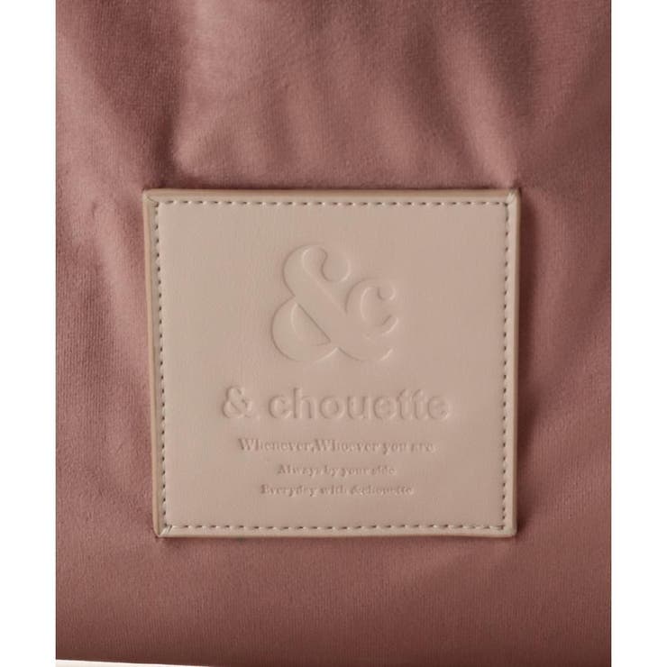 ベロア調 巾着トートバッグ | & chouette | 詳細画像18 