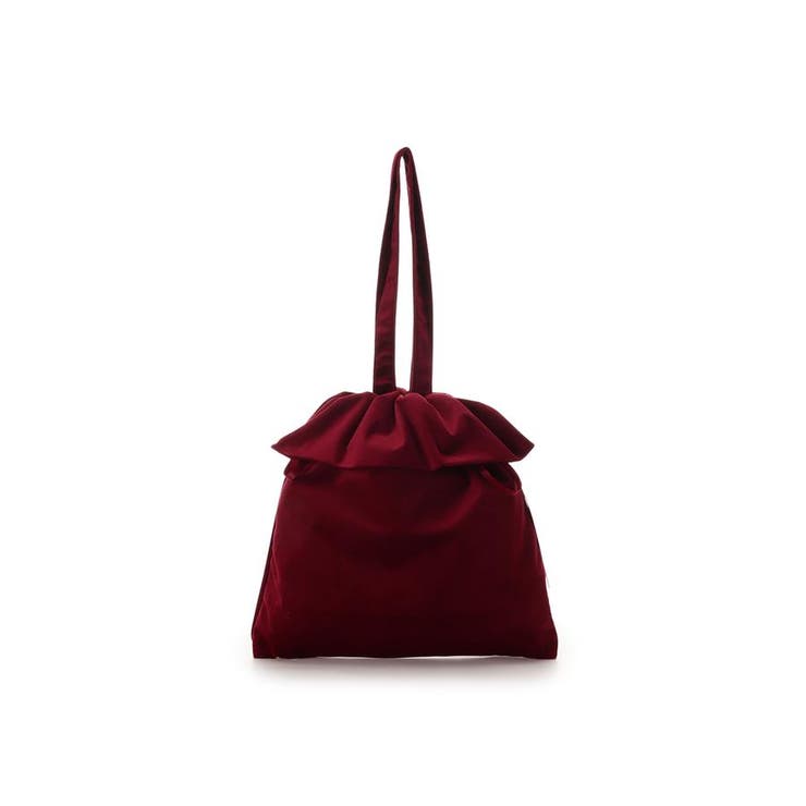 ベロア調 巾着トートバッグ | & chouette | 詳細画像22 