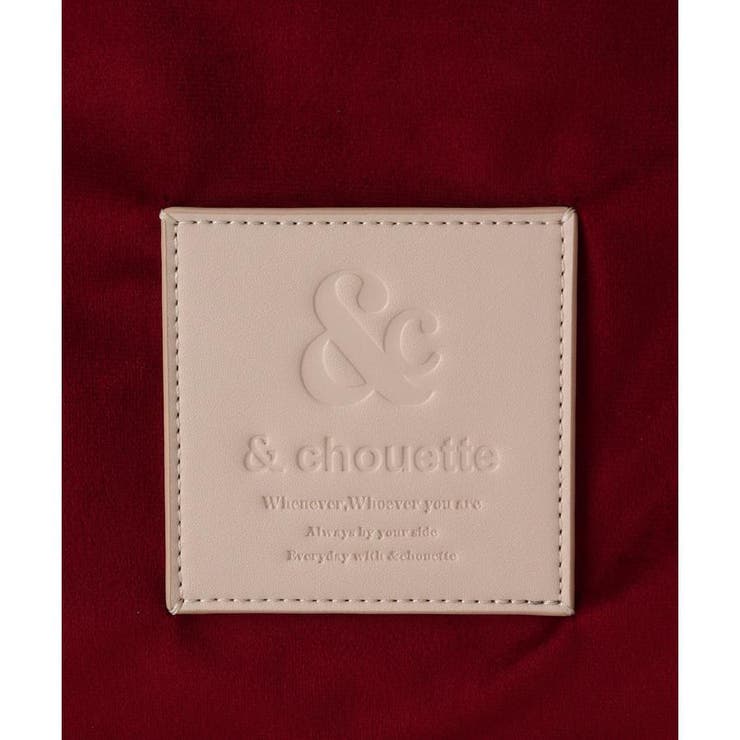 ベロア調 巾着トートバッグ | & chouette | 詳細画像24 