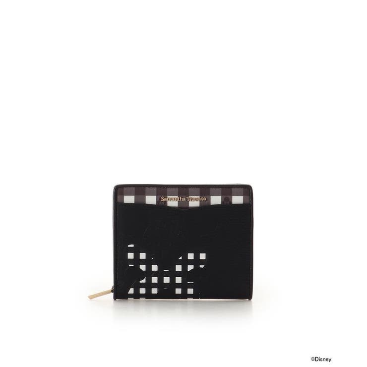 ブラック | 「ミニーマウス」コレクション 折財布 | Samantha Thavasa
