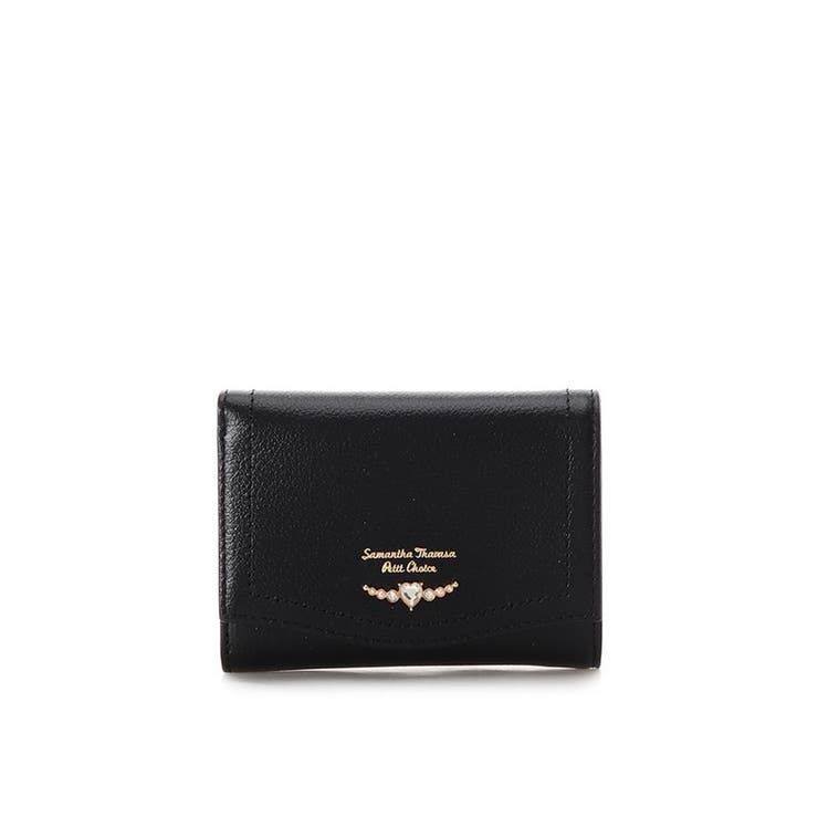 ブラック | クリアハートビジュー 折財布 | Samantha Thavasa Petit Choice