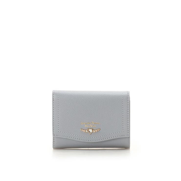 ライトブルー | クリアハートビジュー 折財布 | Samantha Thavasa Petit Choice