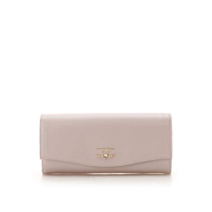 ピンク | クリアハートビジュー 長財布 | Samantha Thavasa Petit Choice