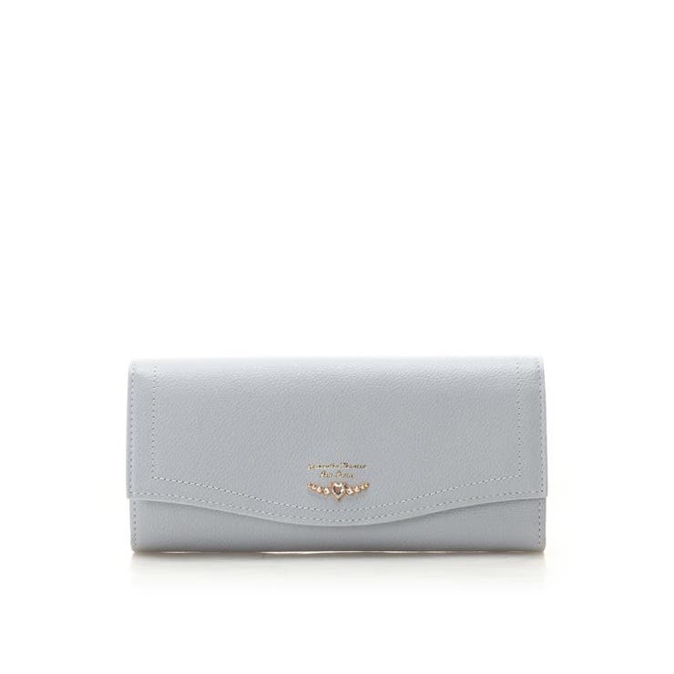 ライトブルー | クリアハートビジュー 長財布 | Samantha Thavasa Petit Choice