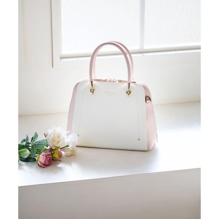 オフホワイト | 新アベクトワ バイカラー ハンドバッグ | Samantha Thavasa