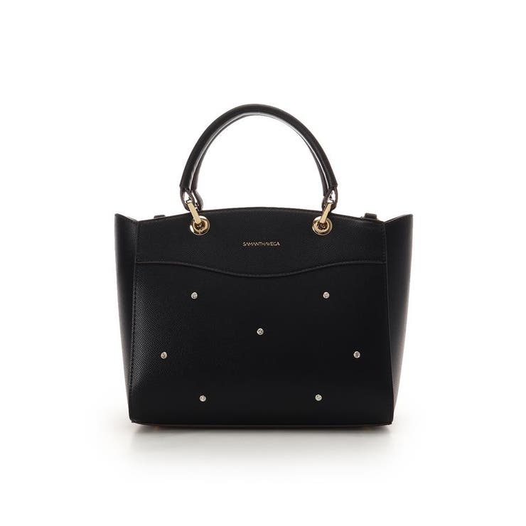 ブラック | ストロベリーモチーフハンドバッグ | SAMANTHAVEGA