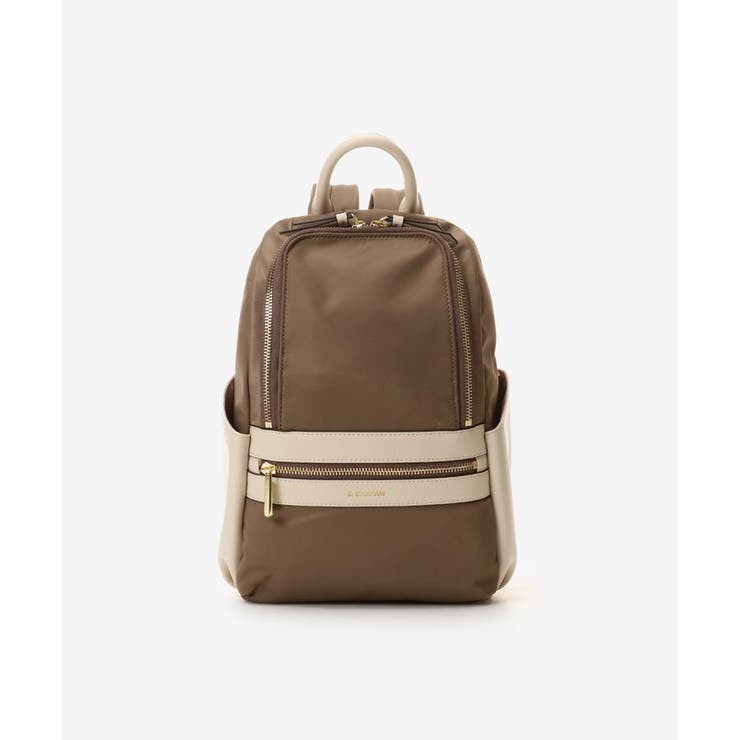 ダークブラウン | ポリエステル リュックサック(小) | & chouette