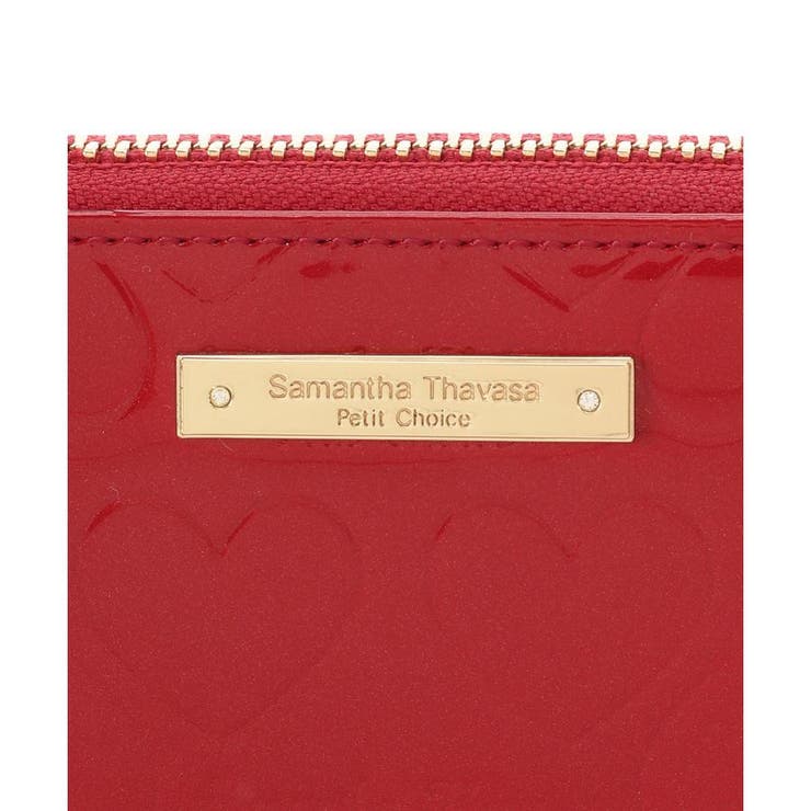 エナメルハート型押し ラウンド長財布 | Samantha Thavasa Petit Choice | 詳細画像6 