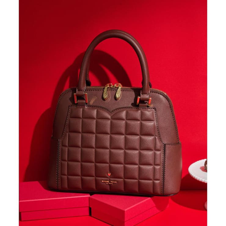 ダークブラウン | ビターハート ショルダーバッグ | Samantha Thavasa Petit Choice