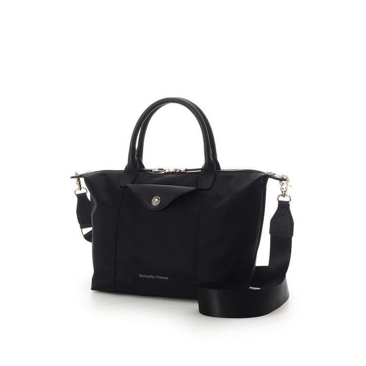 ナイロン×スプリットレザー カジュアルハンドバッグ | Samantha Thavasa | 詳細画像7 