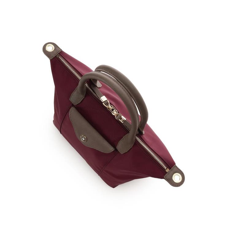 ナイロン×スプリットレザー カジュアルハンドバッグ | Samantha Thavasa | 詳細画像11 