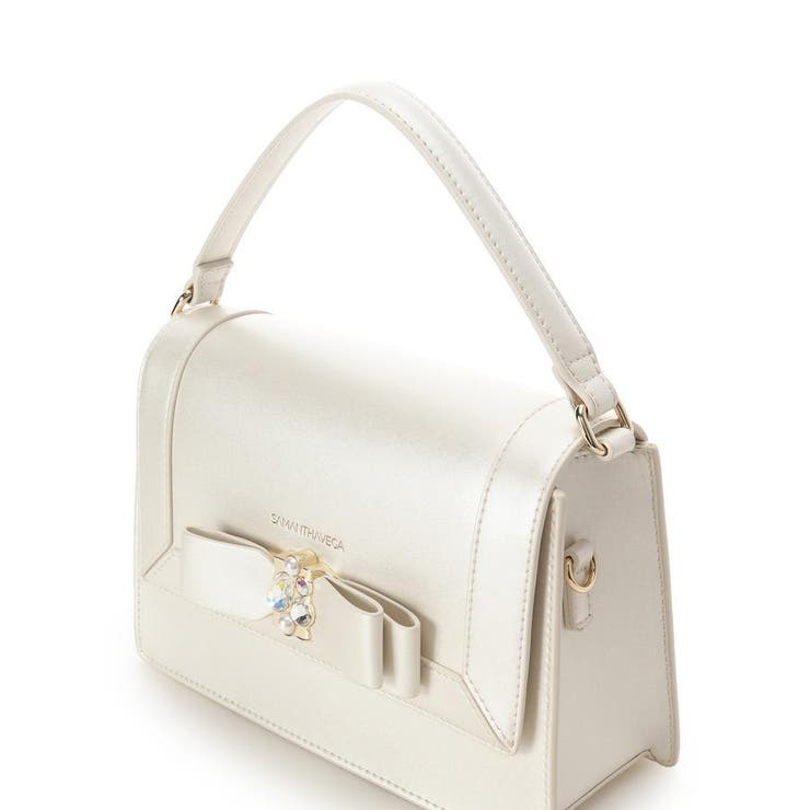  パールカラージュエルリボンショルダーバッグ | SAMANTHAVEGA | 詳細画像3 