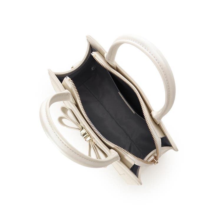 [Holiday Collection]パールカラージュエルリボンハンドバッグ | SAMANTHAVEGA | 詳細画像6 