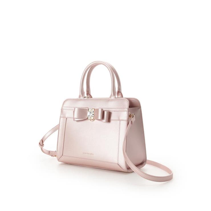 [Holiday Collection]パールカラージュエルリボンハンドバッグ | SAMANTHAVEGA | 詳細画像9 