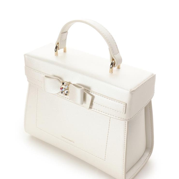 パールカラージュエルリボンバニティバッグ | SAMANTHAVEGA | 詳細画像3 