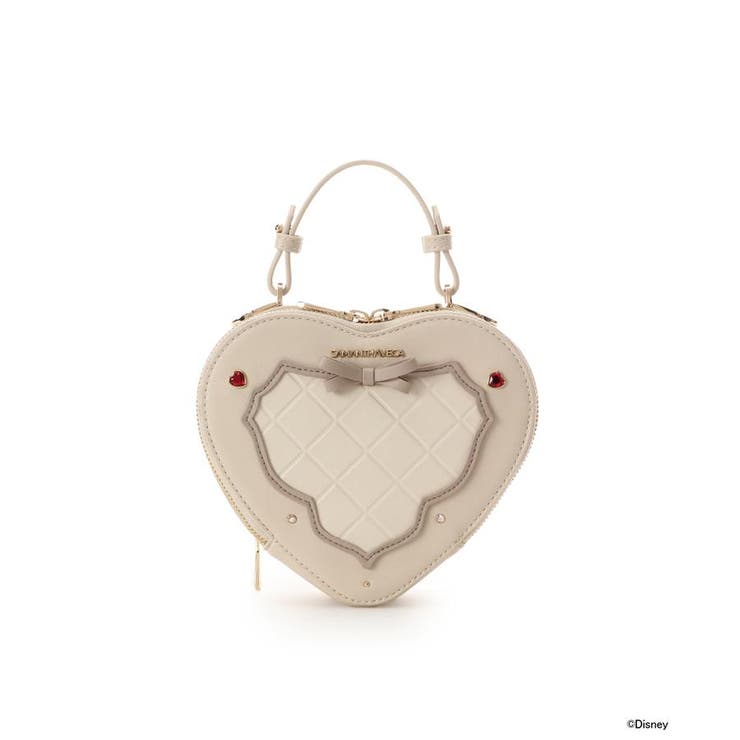 ベージュ | 『美女と野獣』「ベル」コレクション ハート型ショルダーバッグ | SAMANTHAVEGA