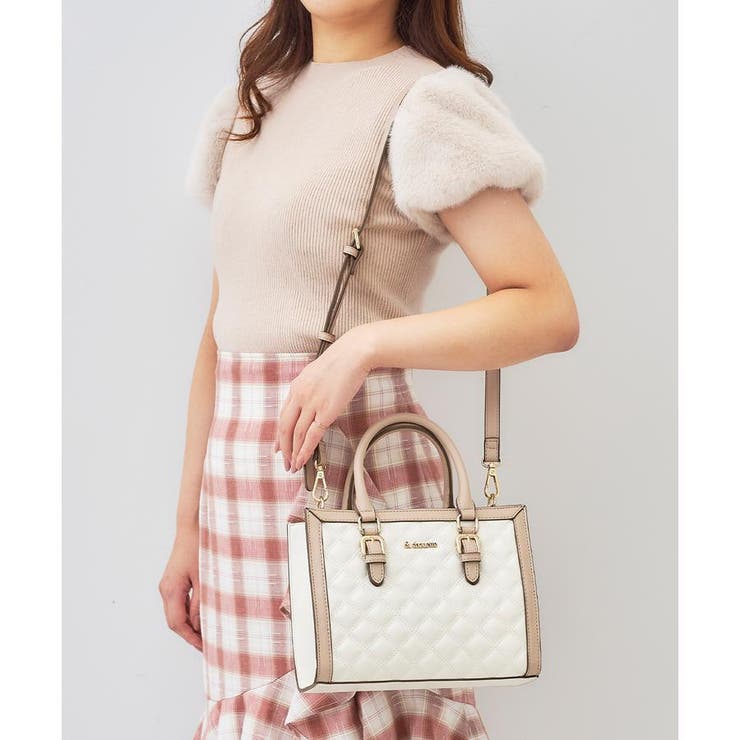 キルティングスクエアバッグ | & chouette | 詳細画像16 