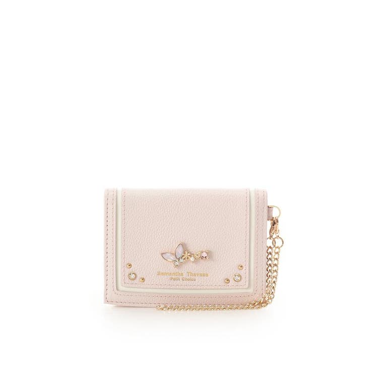 ピンク | バタフライビジュー パスケース | Samantha Thavasa Petit Choice