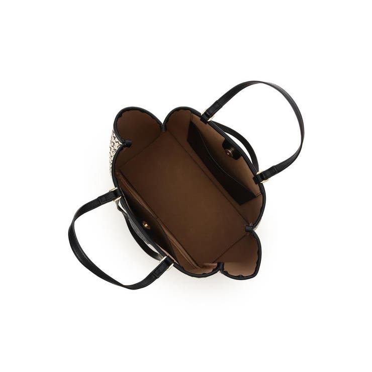 スクリッタ柄キャンバスデザイン合皮トートバッグ | Samantha Thavasa | 詳細画像4 