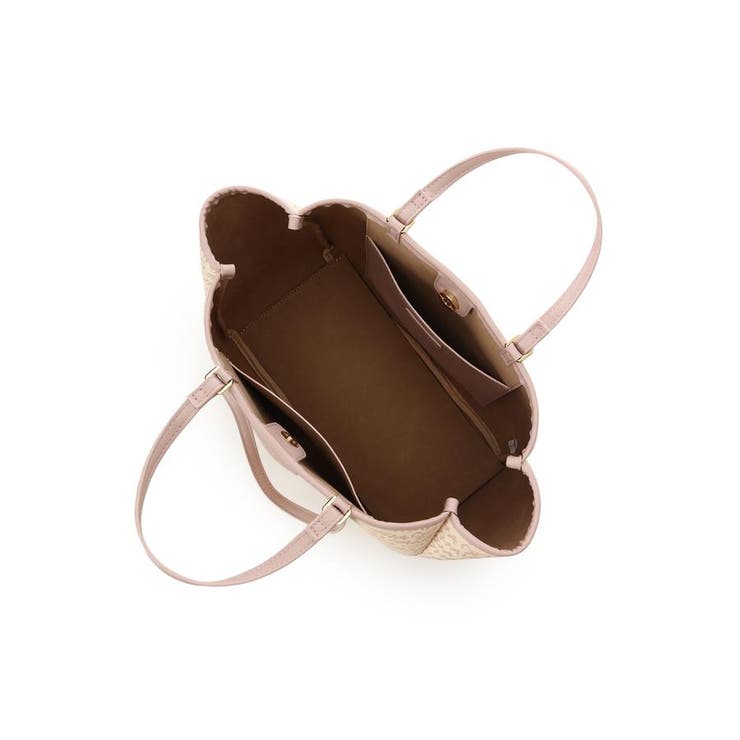 スクリッタ柄キャンバスデザイン合皮トートバッグ | Samantha Thavasa | 詳細画像10 