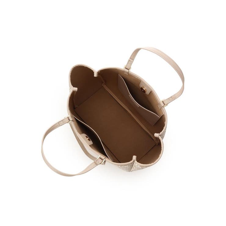 スクリッタ柄キャンバスデザイン合皮トートバッグ | Samantha Thavasa | 詳細画像16 