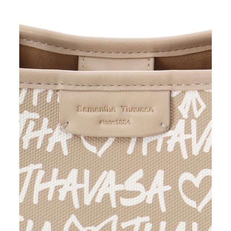 Samantha Thavasa ★ スクリッタ柄トートバッグ スクリッタ柄キャンバストート[Revival Collection](FREE