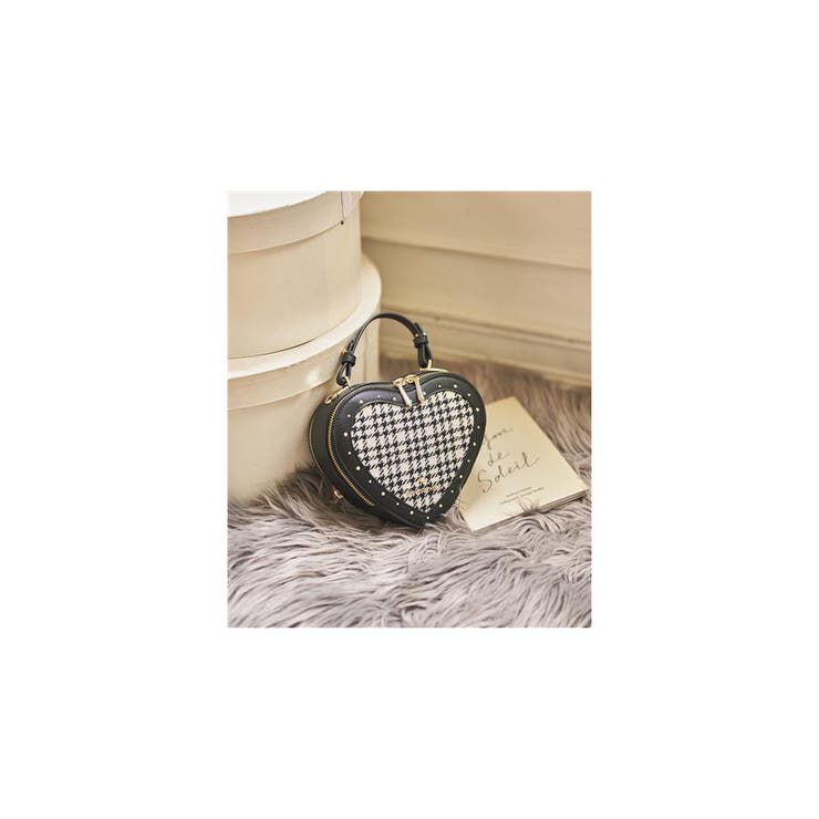 千鳥ハート型ショルダーバッグ[品番：STJW0011546]｜SAMANTHAVEGA 