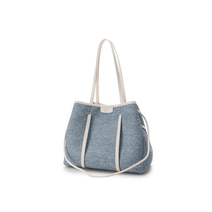 デニム調キャンバスデザイン 合皮トートバッグ 大サイズ | Samantha Thavasa | 詳細画像15 