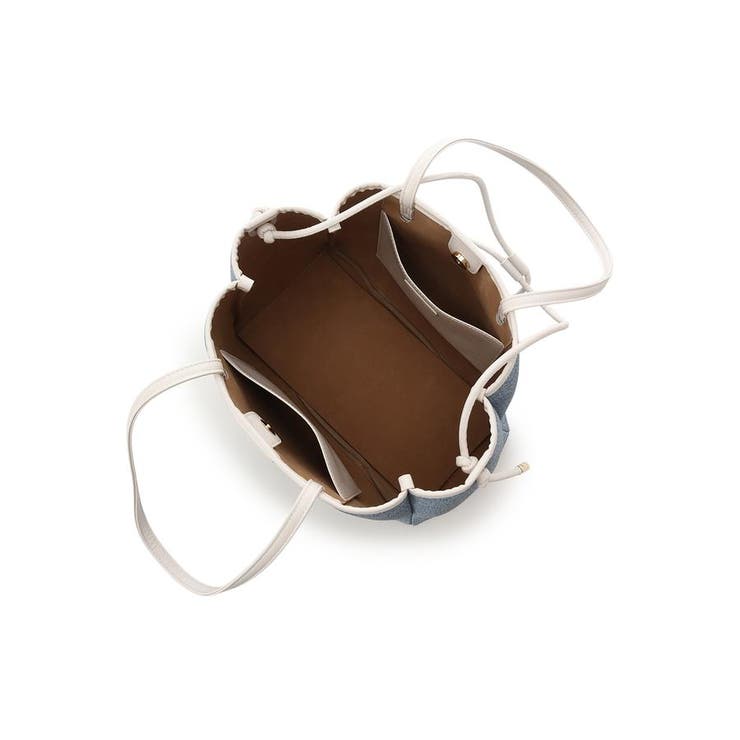 デニム調キャンバスデザイン 合皮トートバッグ 大サイズ | Samantha Thavasa | 詳細画像12 