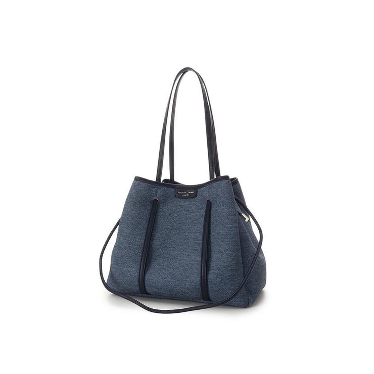 デニム調キャンバスデザイン 合皮トートバッグ 大サイズ | Samantha Thavasa | 詳細画像22 