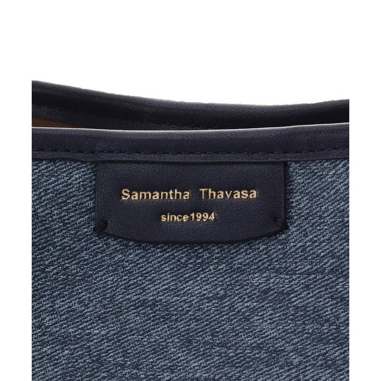 デニム調キャンバスデザイン 合皮トートバッグ 大サイズ | Samantha Thavasa | 詳細画像21 