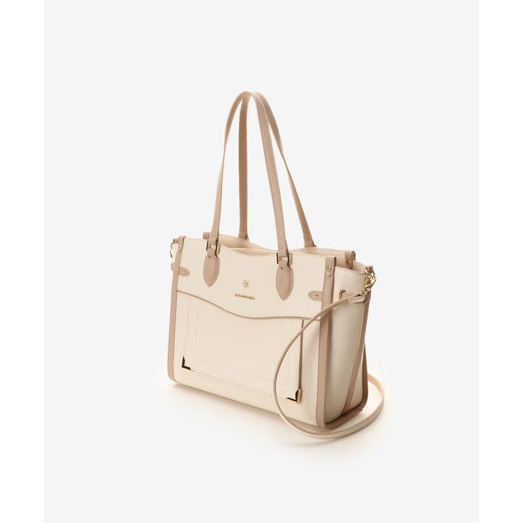 シンプルビジューA4トートバッグ[品番：STJW0008826