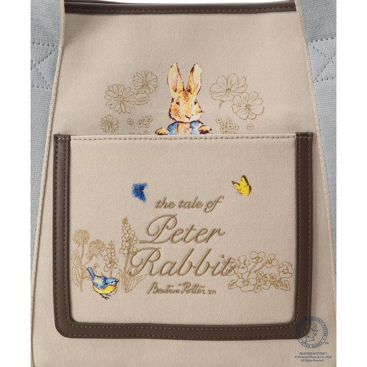 ピーターラビット(TM)」コラボレーション キャンバストートバッグ[品番 