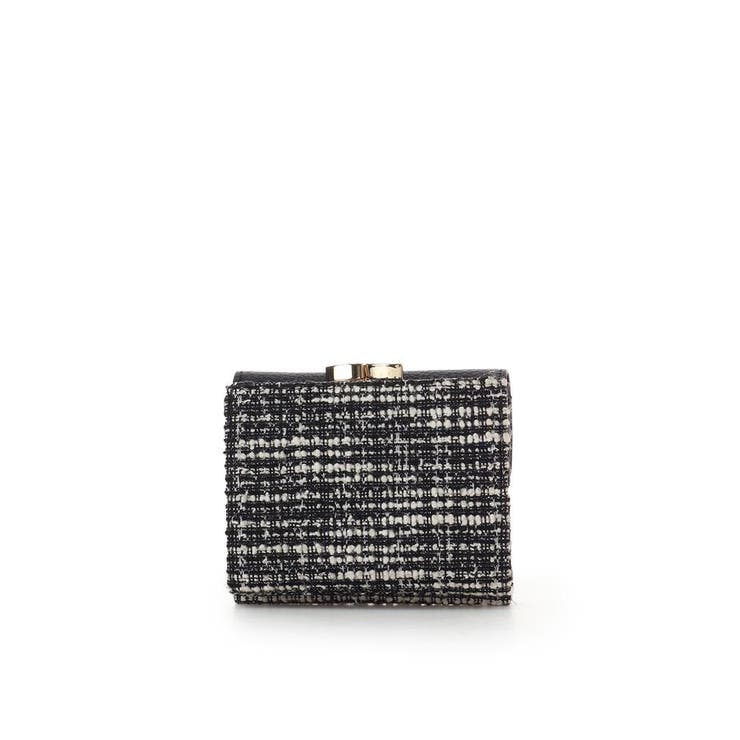 ループツイードデザイン エムシュシュⅢ 口金折財布 | Samantha Thavasa | 詳細画像2 