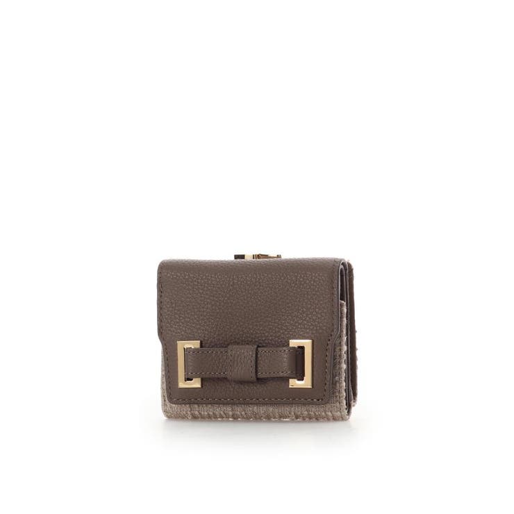 ループツイードデザイン エムシュシュⅢ 口金折財布 | Samantha Thavasa | 詳細画像21 