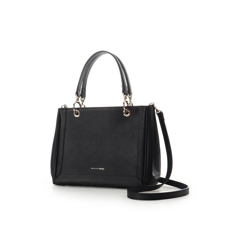 スクエアフォルムリング金具ハンドバッグ | Samantha Thavasa | 詳細画像7 