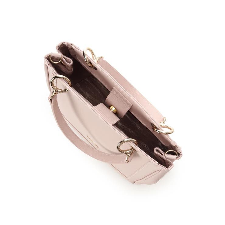 スクエアフォルムリング金具ハンドバッグ | Samantha Thavasa | 詳細画像11 