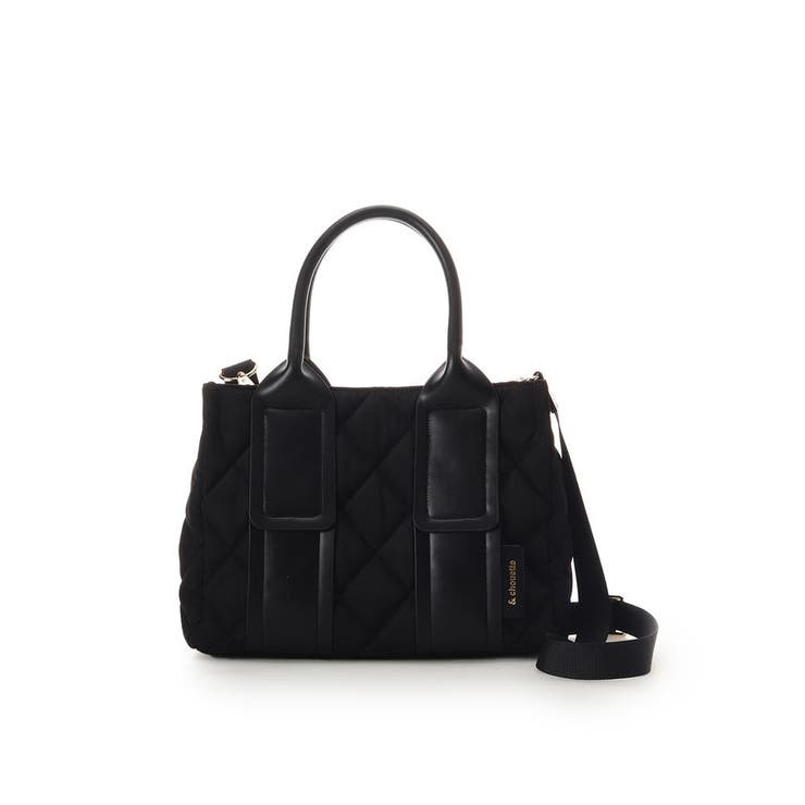 ダイヤ型キルティングハンドバッグ | & chouette | 詳細画像8 