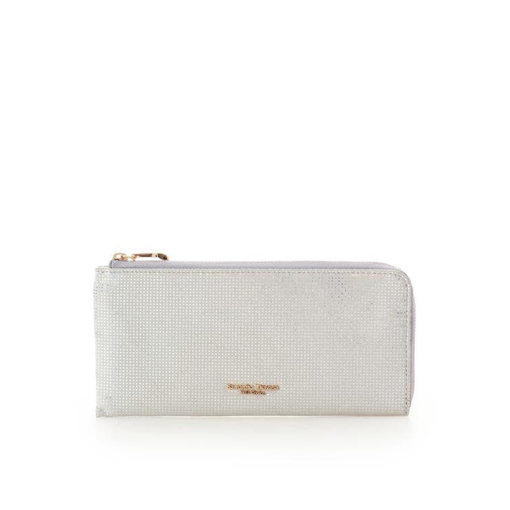 ホワイト | オーロラカラーピッグレザー 長財布 | Samantha Thavasa Petit Choice