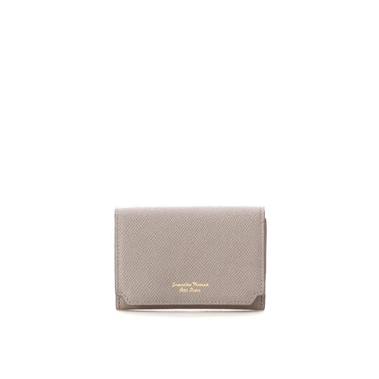グレージュ | インサイドバイカラー カードケース | Samantha Thavasa Petit Choice